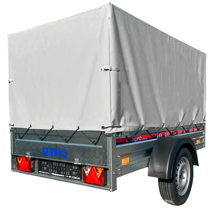 Remorca auto 750 Kg cu prelata REPO RRS 2100 X 1150 X 1200 mm - imagine 4