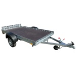 Remorca auto 750kg basculabila REPO transport ATV 2600 x 1350mm - imagine 3