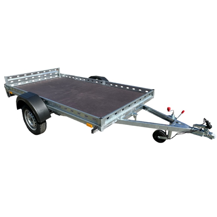 Remorca auto 750kg basculabila REPO transport ATV 2600 x 1350mm - imagine 3
