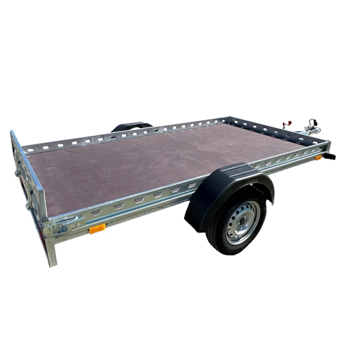 Remorca auto 750kg basculabila REPO transport ATV 2600 x 1350mm - imagine 2