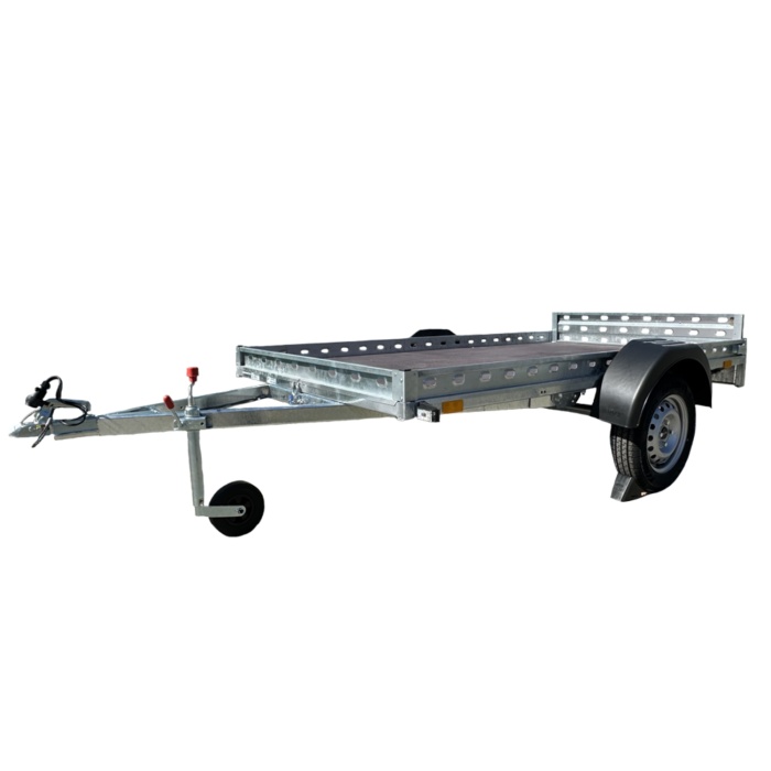 Remorca auto 750kg basculabila REPO transport ATV 2600 x 1350mm - imagine 8