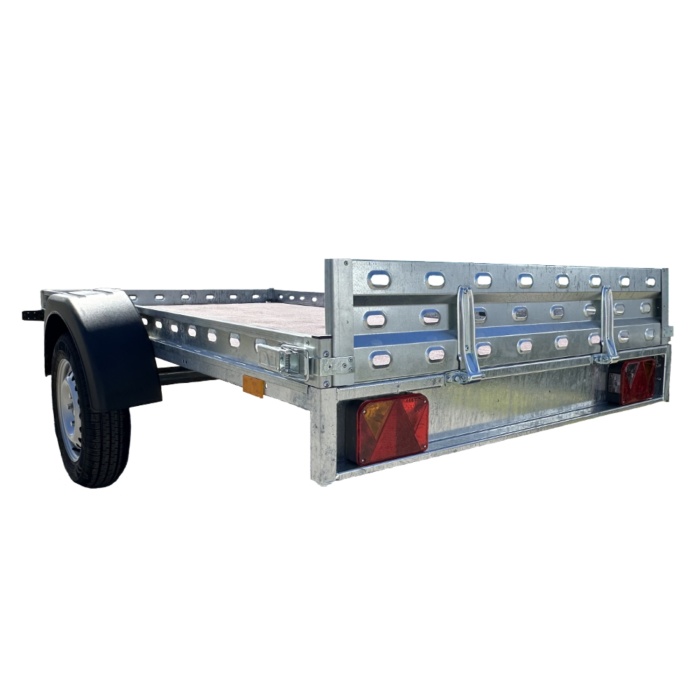 Remorca auto 750kg basculabila REPO transport ATV 2600 x 1350mm - imagine 9