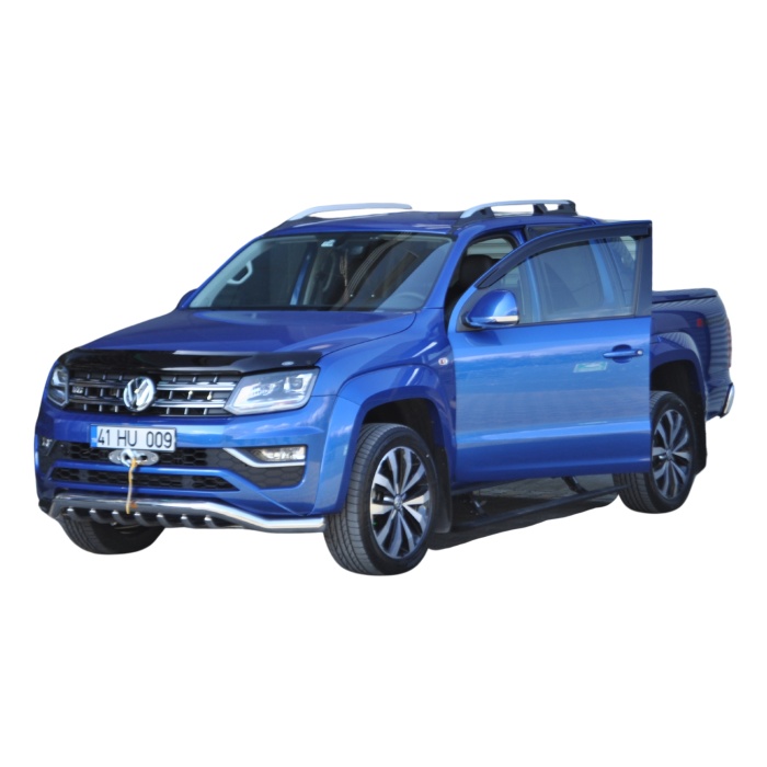 Praguri laterale electrice iluminate LED Volkswagen Amarok T-Max - imagine 3