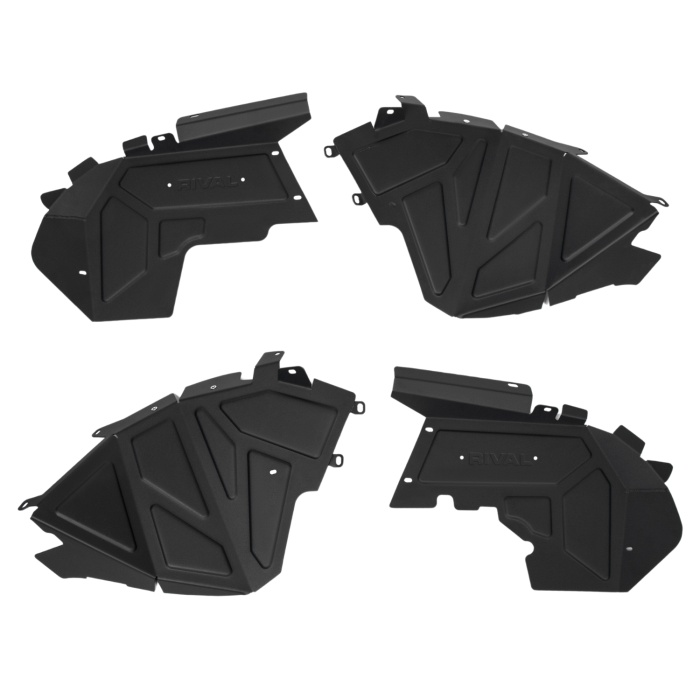 Kit carenaje aparatoare noroi aluminiu Jeep Wrangler JT , 4XE, Gladiator JT - RIVAL - imagine 2