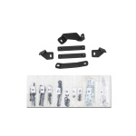 Carenaje aparatoare noroi aluminiu fata Jeep Wrangler JL , 4XE, Gladiator JT - Rival - imagine 4