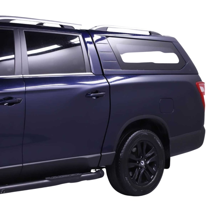 Hardtop SsangYong Musso Grand New Design Negru Mat Roxform - imagine 3