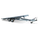 Remorca auto 2000kg platforma REPO SSA 4020 4000 x 2000 mm - imagine 3