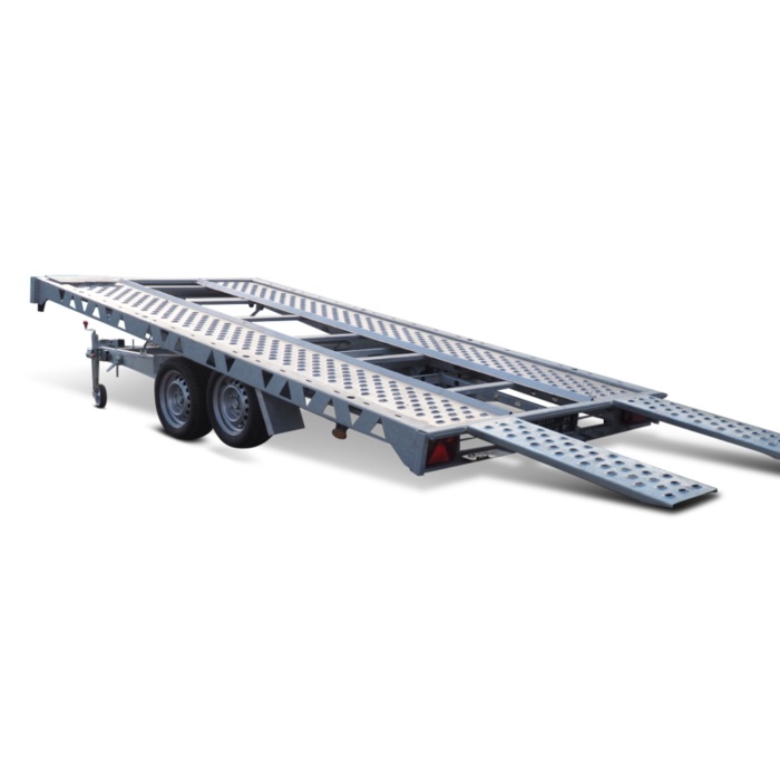 Remorca auto 2000kg platforma REPO SSA 4020 4000 x 2000 mm - imagine 2