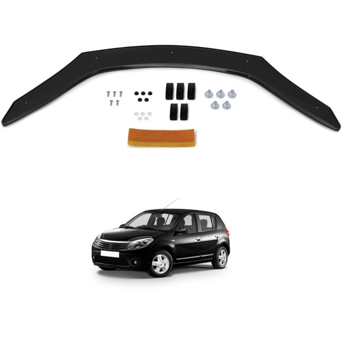 Deflector capota Dacia Sandero 2009 - 2012  4mm Best Ride - imagine 4