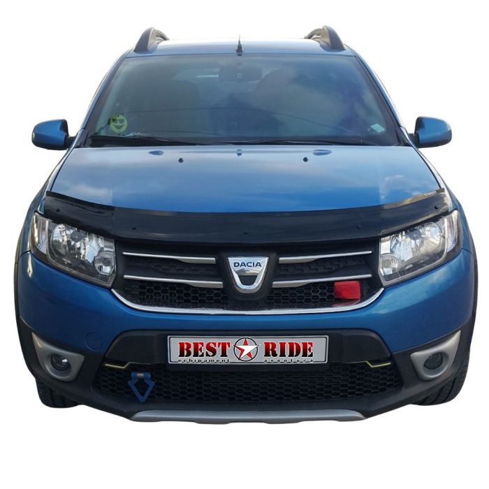 Deflector capota Dacia Sandero 2012 - 2020 4mm Best Ride - imagine 2