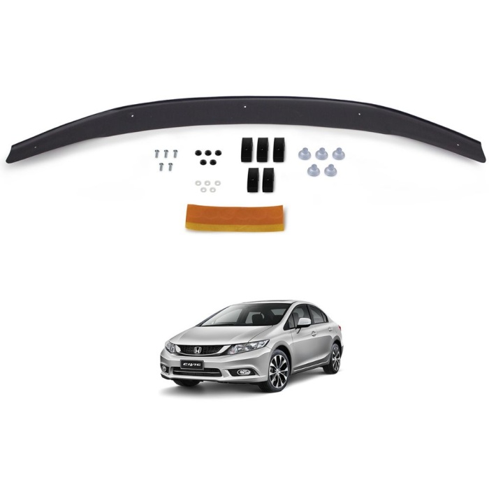 Deflector capota Honda Civic 9 2012 - 2016 4mm Best Ride - imagine 3
