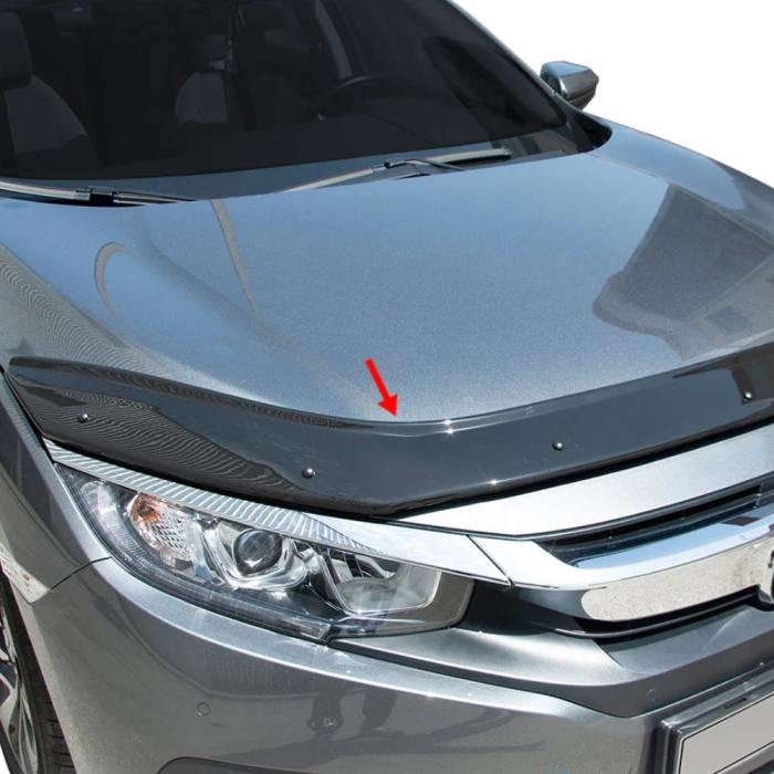 Deflector capota Honda Civic 10 2016 - > 4mm Best Ride - imagine 2