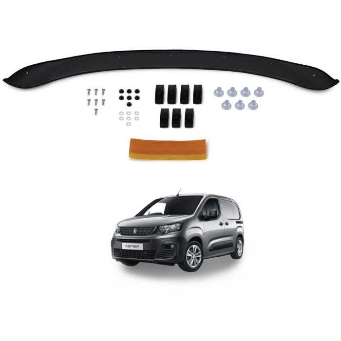 Deflector capota Peugeot Partner  2019 -> 4mm Best Ride - imagine 2