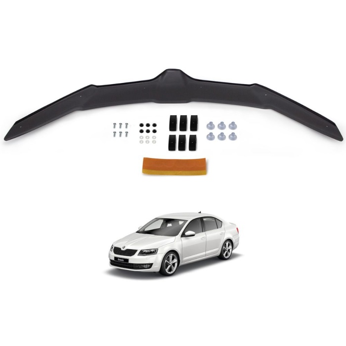 Deflector capota Skoda Octavia 2013 - 2019 4mm Best Ride - imagine 3