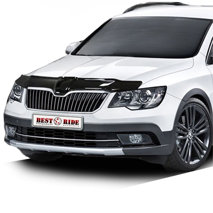 Deflector capota Skoda Superb 2013 - 2015 4mm Best Ride - imagine 2