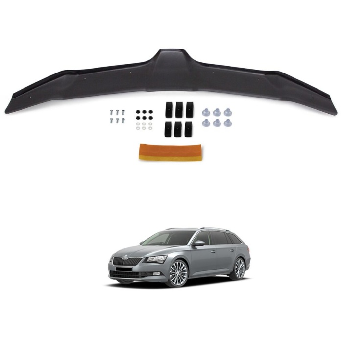 Deflector capota Skoda Superb 2013 - 2015 4mm Best Ride - imagine 3