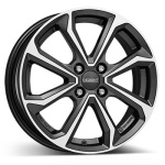 Jante aliaj DEZENT KT dark 6x16, 4x100 CB:54.1 ET:49