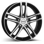 Jante aliaj DEZENT TZ dark 8x18, 5x108 CB:65.1 ET:48