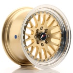 Janta aliaj Japan Racing JR10 15x8 ET15 4x100/114 Gold w/Machined Lip
