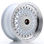 Janta aliaj Japan Racing JR9 15x7 ET20 4x100/108 White w/Machined Lip