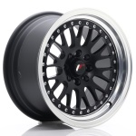 Janta aliaj Japan Racing JR10 15x8 ET20 4x100/108 Matt Black w/Machined Lip