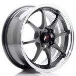 Janta aliaj Japan Racing JR5 15x7 ET35 4x100 Gun Metal w/Machined Lip