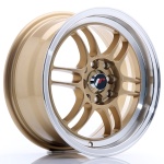 Janta aliaj Japan Racing JR7 15x7 ET38 4x100/114 Gold w/Machined Lip