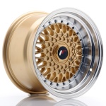 Janta aliaj Japan Racing JR9 15x9 ET10 4x100/108 Gold w/Machined Lip