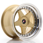Janta aliaj Japan Racing JR6 17x10 ET20 BLANK Gold w/Machined Lip