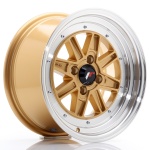 Janta aliaj Japan Racing JR31 15x7.5 ET20 4x100 Gold w/Machined Lip