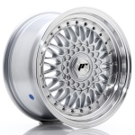 Janta aliaj Japan Racing JR9 16x8 ET25 4x100/108 Silver w/Machined Lip+Silver Rivets