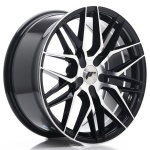 Janta aliaj Japan Racing JR28 18x8,5 ET20-40 5H BLANK Gloss Black Machined Face