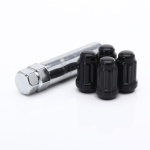 Piulite de prezoane anti furt Japan Racing ATN1 - 12x1,25 Black
