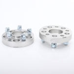 Set 2 flanse distantiere Japan Racing JRWA3 15mm 5x108 63,4 Silver M12x1.5