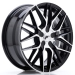 Janta aliaj Japan Racing JR28 17x7 ET20-45 BLANK Gloss Black Machined Face