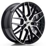 Janta aliaj Japan Racing JR28 17x7 ET40 5x112 Gloss Black Machined Face