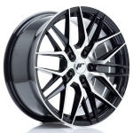 Janta aliaj Japan Racing JR28 17x8 ET40 5x112 Gloss Black Machined Face