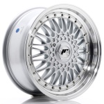 Janta aliaj Japan Racing JR9 17x7,5 ET20-35 BLANK Silver w/Machined Lip+Silver Rivets