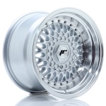 Janta aliaj Japan Racing JR9 15x9 ET10 4x100/108 Silver w/Machined Lip+Silver Rivets