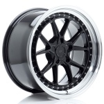 Janta aliaj Japan Racing JR39 18x9,5 ET15-35 5H BLANK Glossy Black w/Machined Lip