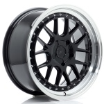 Janta aliaj Japan Racing JR40 18x8,5 ET15-35 5H BLANK Glossy Black w/Machined Lip