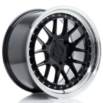 Janta aliaj Japan Racing JR40 18x9,5 ET15-35 5H BLANK Glossy Black w/Machined Lip