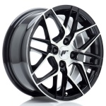 Janta aliaj Japan Racing JR28 15x7 ET25 4x100 Gloss Black Machined Face