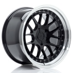 Janta aliaj Japan Racing JR40 18x10,5 ET15-22 5H BLANK Gloss Black w/Machined Lip