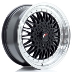 Janta aliaj Japan Racing JR9 17x7,5 ET35 4x100/108 Gloss Black w/Machined Lip
