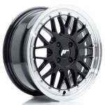 Janta aliaj Japan Racing JR23 16x7 ET40 4x100 Gloss Black w/Machined Lip