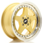 Janta aliaj Japan Racing JR6 16x7 ET35 4x100 Gold w/Machined Lip