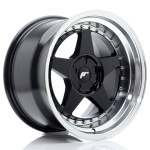 Janta aliaj Japan Racing JR6 17x10 ET0-20 5H BLANK Gloss Black w/Machined Lip