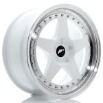 Janta aliaj Japan Racing JR6 18x8,5 ET20-40 5H BLANK White w/Machined Lip