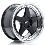 Janta aliaj Japan Racing JR6 18x9 ET20-35 5H BLANK Gloss Black w/Machined Lip